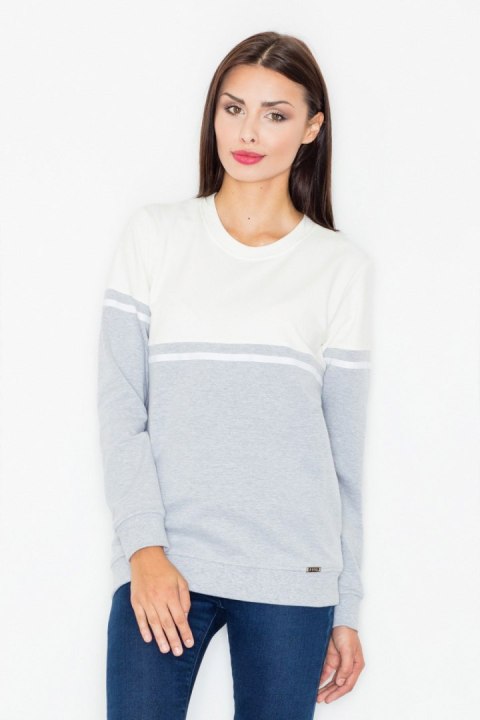 Bluza Damska Model M511 Grey/Ecru - Figl Bluza Damska Model M511 Grey/Ecru - Figl