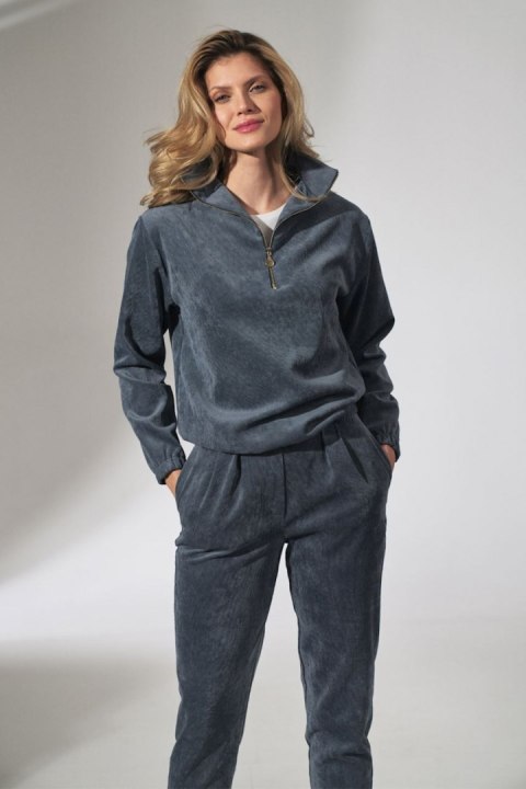 Bluza Damska Model M741 Blue - Figl Bluza Damska Model M741 Blue - Figl