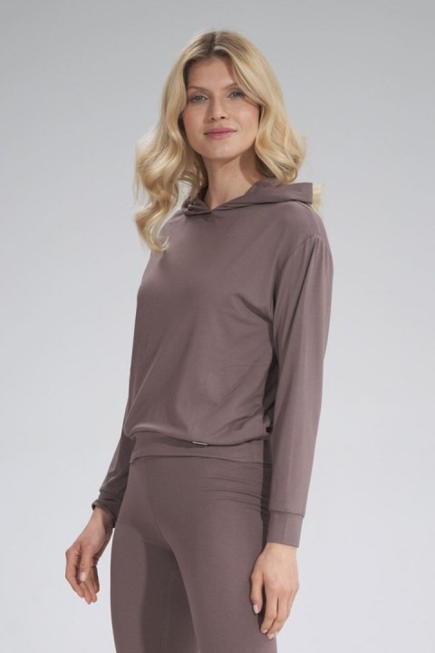 Bluza Damska Model M770 Brown - Figl Bluza Damska Model M770 Brown - Figl