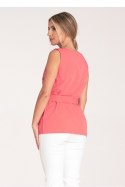 Bluzka Model M1071 Coral - Figl