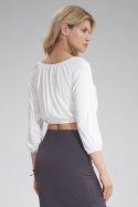 Bluzka Model M781 White - Figl