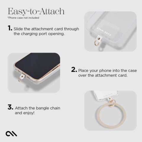Case-Mate Phone Bangle - Bransoletka na nadgarstek do smartfona (Nude) Case-Mate Case-Mate Phone Bangle - Bransoletka na nadgarstek do smartfona (Nude) Case-Mate