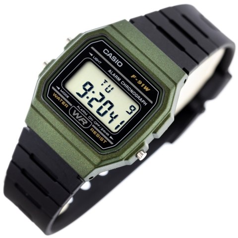 Casio ZEGAREK MĘSKI CASIO F-91WM-3AER (zd102f) + BOX Casio ZEGAREK MĘSKI CASIO F-91WM-3AER (zd102f) + BOX