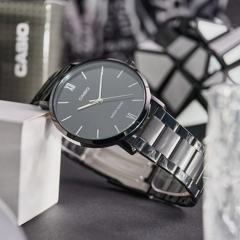 Casio Zegarek Męski Casio MTP-VT01B-1B + BOX Casio Zegarek Męski Casio MTP-VT01B-1B + BOX