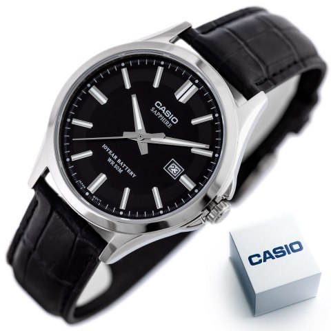 Casio Zegarek Męski Casio MTS-100L-1A+ BOX (zd237a) SZAFIR Casio Zegarek Męski Casio MTS-100L-1A+ BOX (zd237a) SZAFIR