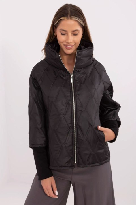 Kurtka Damska Model MI-KR-9002-1.74P Black - Italy Moda Kurtka Damska Model MI-KR-9002-1.74P Black - Italy Moda