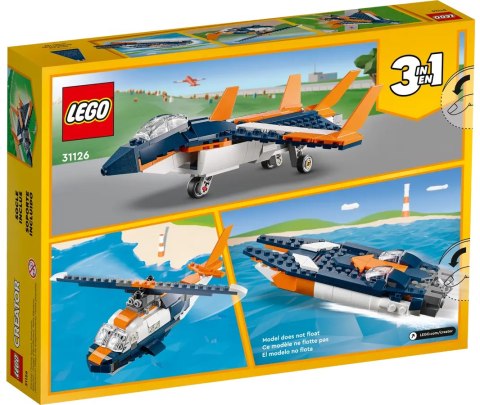 31126 - LEGO Creator - Odrzutowiec naddźwiękowy LEGO 31126 - LEGO Creator - Odrzutowiec naddźwiękowy LEGO