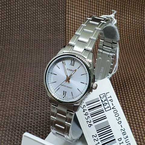 Casio ZEGAREK DAMSKI CASIO LTP-V005D-2B3 (zd586c) + BOX Casio ZEGAREK DAMSKI CASIO LTP-V005D-2B3 (zd586c) + BOX