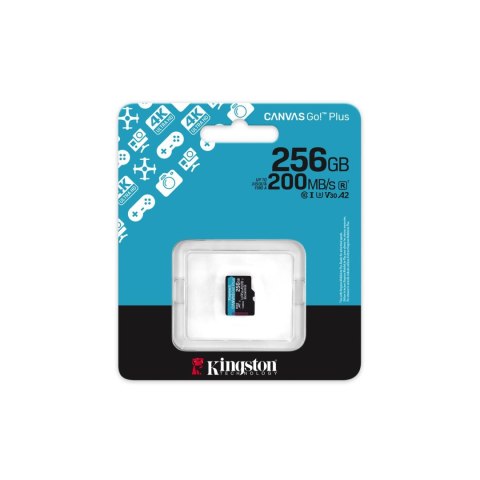 Kingston karta pamięci 256GB microSDXC Canvas Go Plus Gen4 200MB/s A2 U3 V30 Kingston Technology Deutschland GmbH Kingston karta pamięci 256GB microSDXC Canvas Go Plus Gen4 200MB/s A2 U3 V30 Kingston Technology Deutschland GmbH