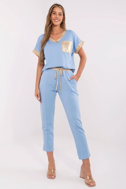 Spodnie Komplet Model MI-KMPL-M6196.28 Blue - Italy Moda Spodnie Komplet Model MI-KMPL-M6196.28 Blue - Italy Moda