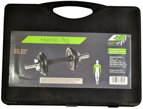 HANTLA ŻELIWNA 7 KG WALIZKA EB FIT EB FIT HANTLA ŻELIWNA 7 KG WALIZKA EB FIT EB FIT