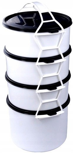 Menażka 4-częściowa 3x1,2l+1,5l Katex Menażka 4-częściowa 3x1,2l+1,5l Katex