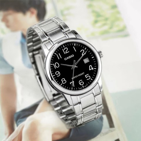 Casio ZEGAREK MĘSKI CASIO MTP-V002D-1BUDF (zd103e) + BOX Casio ZEGAREK MĘSKI CASIO MTP-V002D-1BUDF (zd103e) + BOX