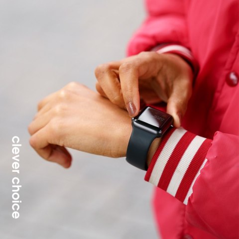 Crong Liquid - Pasek do Apple Watch 38/40/41/42 mm (czerwony) Crong Crong Liquid - Pasek do Apple Watch 38/40/41/42 mm (czerwony) Crong