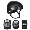 MR290+H230 KASK Z OCHRANIACZAMI ZESTAW CZARNY ROZM. S NILS EXTREME NILS EXTREME