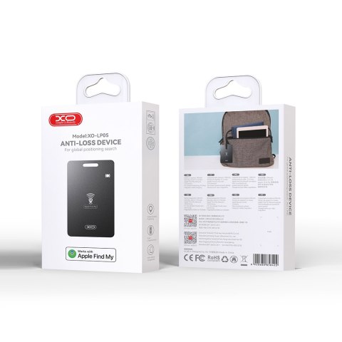 XO Lokalizator Bluetooth LP05 czarny XO Lokalizator Bluetooth LP05 czarny