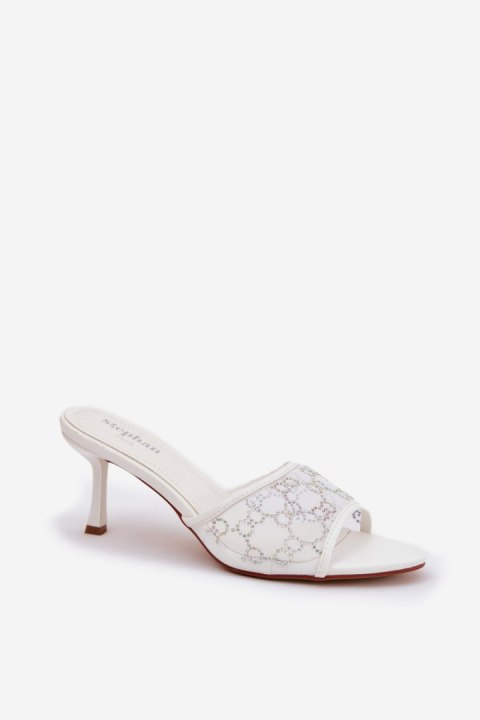 Sandał Klapki Model Ennoriel UC-157 White - Step in style Sandał Klapki Model Ennoriel UC-157 White - Step in style