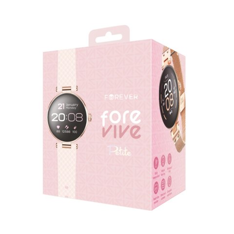 Forever Smartwatch ForeVive Petite SB-305 różowe złoto TelForceOne S.A. Forever Smartwatch ForeVive Petite SB-305 różowe złoto TelForceOne S.A.