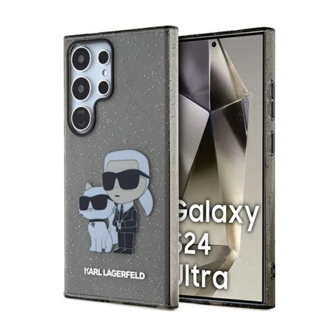 Karl Lagerfeld IML Glitter Karl & Choupette - Etui Samsung Galaxy S24 Ultra (czarny) Karl Lagerfeld Karl Lagerfeld IML Glitter Karl & Choupette - Etui Samsung Galaxy S24 Ultra (czarny) Karl Lagerfeld