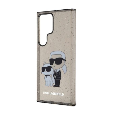 Karl Lagerfeld IML Glitter Karl & Choupette - Etui Samsung Galaxy S24 Ultra (czarny) Karl Lagerfeld Karl Lagerfeld IML Glitter Karl & Choupette - Etui Samsung Galaxy S24 Ultra (czarny) Karl Lagerfeld