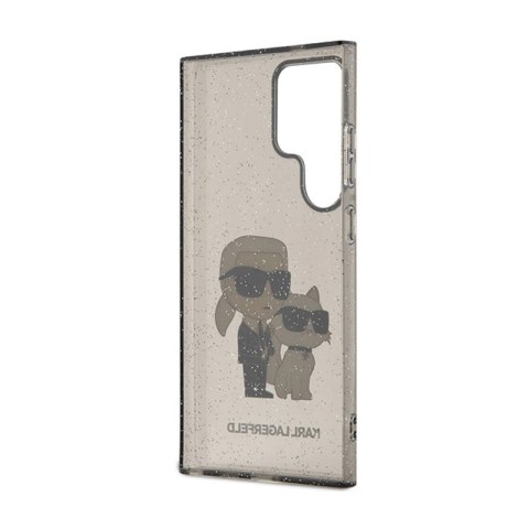 Karl Lagerfeld IML Glitter Karl & Choupette - Etui Samsung Galaxy S24 Ultra (czarny) Karl Lagerfeld Karl Lagerfeld IML Glitter Karl & Choupette - Etui Samsung Galaxy S24 Ultra (czarny) Karl Lagerfeld