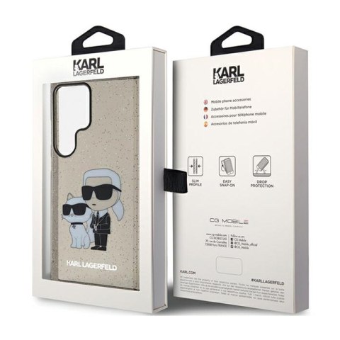 Karl Lagerfeld IML Glitter Karl & Choupette - Etui Samsung Galaxy S24 Ultra (czarny) Karl Lagerfeld Karl Lagerfeld IML Glitter Karl & Choupette - Etui Samsung Galaxy S24 Ultra (czarny) Karl Lagerfeld