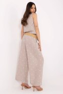 Spodnie Komplet Model DHJ-KMPL-20882.66 Dark Beige - Italy Moda