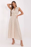 Sukienka Model DHJ-SK-20871.64 Beige - Italy Moda