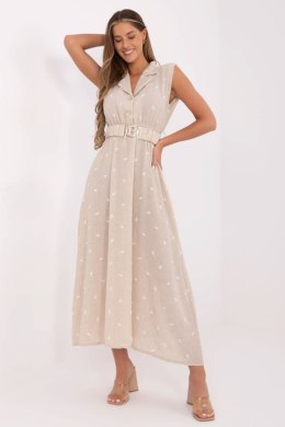 Sukienka Model DHJ-SK-20871.64 Beige - Italy Moda