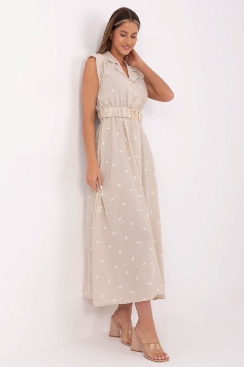 Sukienka Model DHJ-SK-20871.64 Beige - Italy Moda Sukienka Model DHJ-SK-20871.64 Beige - Italy Moda