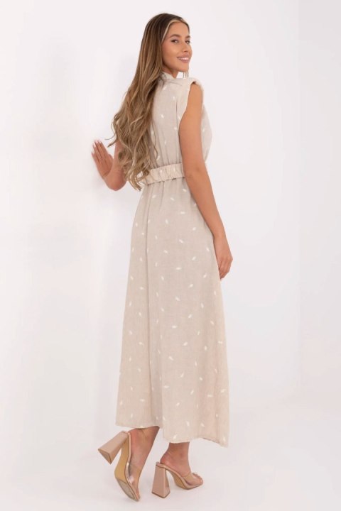 Sukienka Model DHJ-SK-20871.64 Beige - Italy Moda Sukienka Model DHJ-SK-20871.64 Beige - Italy Moda