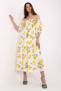 Sukienka Model MI-SK-530-1.99 Ecru - Italy Moda