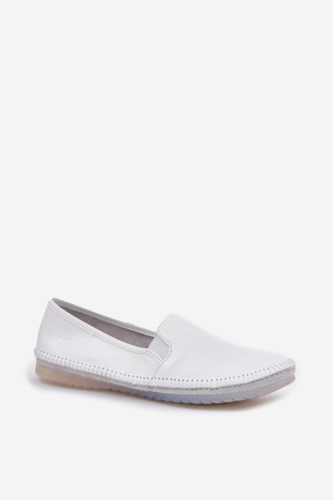 Baleriny Model Maciejka T3512-11 White - Step in style Baleriny Model Maciejka T3512-11 White - Step in style