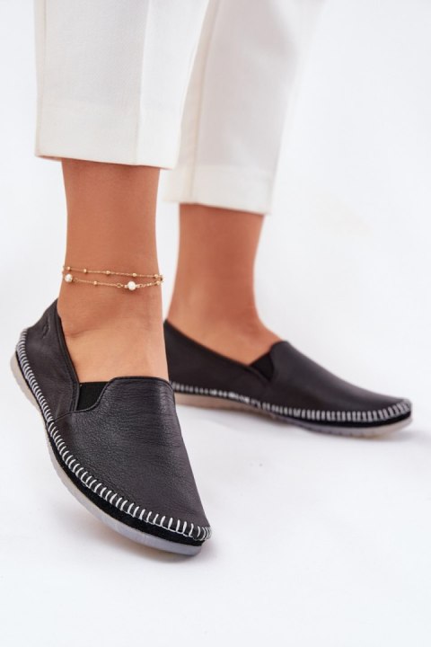 Baleriny Model Maciejka T3512-71 Black - Step in style Baleriny Model Maciejka T3512-71 Black - Step in style