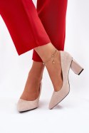 Czółenka Model Vinceza 62223 Beige - Step in style