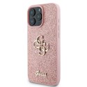 Guess nakładka Fixed Glitter Big 4G do iPhone 16 Pro 6,3" GUHCP16LHG4SGP różowa CG Mobile SAS