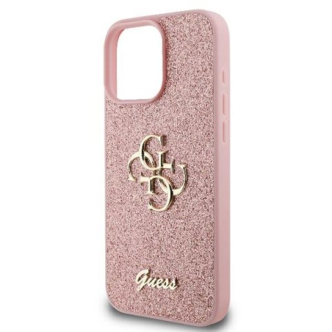 Guess nakładka Fixed Glitter Big 4G do iPhone 16 Pro 6,3" GUHCP16LHG4SGP różowa CG Mobile SAS Guess nakładka Fixed Glitter Big 4G do iPhone 16 Pro 6,3" GUHCP16LHG4SGP różowa CG Mobile SAS