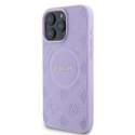 Guess nakładka Saffiano Peony Classic Logo do iPhone 16 Pro Max 6,9" GUHMP16XPSAPSMEU purpurowa MagSafe CG Mobile SAS