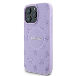 Guess nakładka Saffiano Peony Classic Logo do iPhone 16 Pro Max 6,9