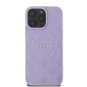 Guess nakładka Saffiano Peony Classic Logo do iPhone 16 Pro Max 6,9" GUHMP16XPSAPSMEU purpurowa MagSafe CG Mobile SAS