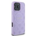 Guess nakładka Saffiano Peony Classic Logo do iPhone 16 Pro Max 6,9" GUHMP16XPSAPSMEU purpurowa MagSafe CG Mobile SAS