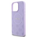 Guess nakładka Saffiano Peony Classic Logo do iPhone 16 Pro Max 6,9" GUHMP16XPSAPSMEU purpurowa MagSafe CG Mobile SAS