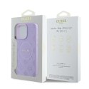 Guess nakładka Saffiano Peony Classic Logo do iPhone 16 Pro Max 6,9" GUHMP16XPSAPSMEU purpurowa MagSafe CG Mobile SAS
