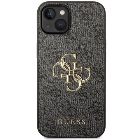 Guess nakładka do iPhone 15 6,1" GUHCP15S4GMGGR szara HC PU Leather 4G Metal Logo CG Mobile SAS Guess nakładka do iPhone 15 6,1" GUHCP15S4GMGGR szara HC PU Leather 4G Metal Logo CG Mobile SAS