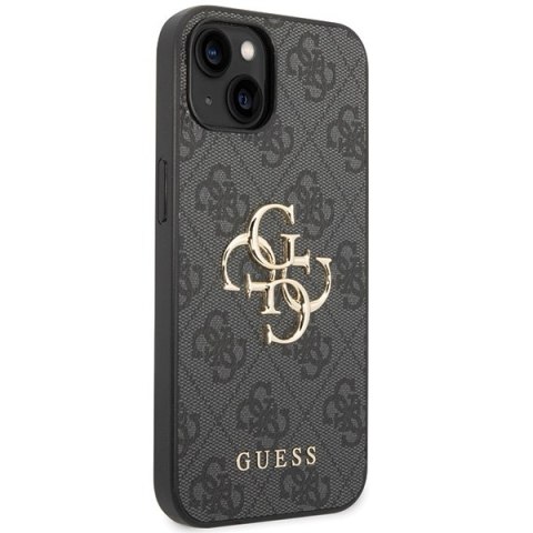 Guess nakładka do iPhone 15 6,1" GUHCP15S4GMGGR szara HC PU Leather 4G Metal Logo CG Mobile SAS Guess nakładka do iPhone 15 6,1" GUHCP15S4GMGGR szara HC PU Leather 4G Metal Logo CG Mobile SAS
