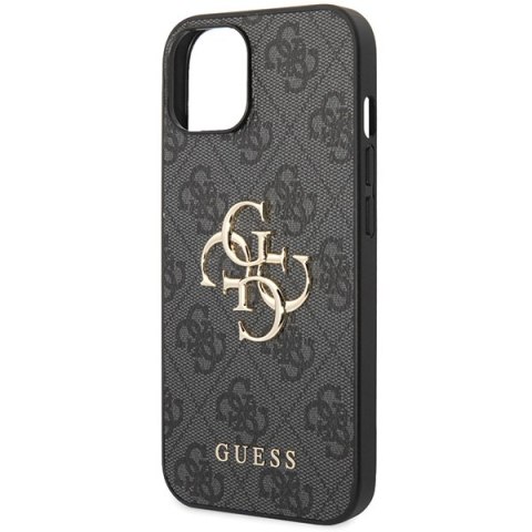 Guess nakładka do iPhone 15 6,1" GUHCP15S4GMGGR szara HC PU Leather 4G Metal Logo CG Mobile SAS Guess nakładka do iPhone 15 6,1" GUHCP15S4GMGGR szara HC PU Leather 4G Metal Logo CG Mobile SAS