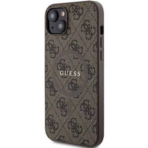Guess nakładka do iPhone 15 6,1" GUHMP15SG4GFRW brązowa HC MAGSAFE PU 4G RING CLASSIC LOGO CG Mobile SAS Guess nakładka do iPhone 15 6,1" GUHMP15SG4GFRW brązowa HC MAGSAFE PU 4G RING CLASSIC LOGO CG Mobile SAS