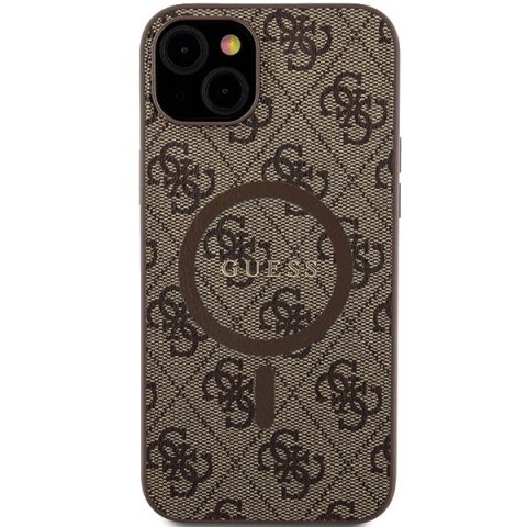 Guess nakładka do iPhone 15 6,1" GUHMP15SG4GFRW brązowa HC MAGSAFE PU 4G RING CLASSIC LOGO CG Mobile SAS Guess nakładka do iPhone 15 6,1" GUHMP15SG4GFRW brązowa HC MAGSAFE PU 4G RING CLASSIC LOGO CG Mobile SAS