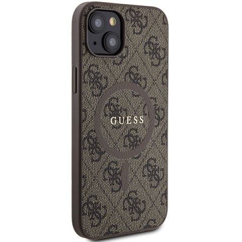 Guess nakładka do iPhone 15 6,1" GUHMP15SG4GFRW brązowa HC MAGSAFE PU 4G RING CLASSIC LOGO CG Mobile SAS Guess nakładka do iPhone 15 6,1" GUHMP15SG4GFRW brązowa HC MAGSAFE PU 4G RING CLASSIC LOGO CG Mobile SAS