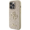 Guess nakładka do iPhone 15 Pro 6,1" GUHCP15LHG4SGD złota HC Fixed Glitter Big 4G CG Mobile SAS